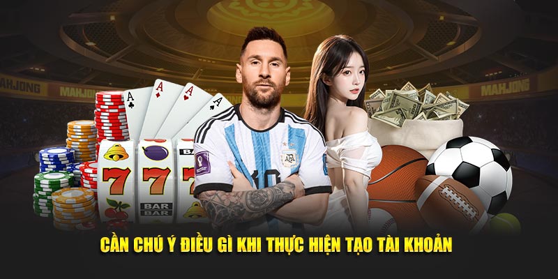 can chu y dieu gi khi thuc hien tao tai khoan