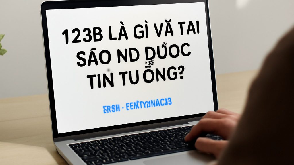 Minh họa: 123b là gì và tại sao nó được tin tưởng?